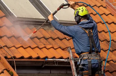 Démoussage et hydrofuge de toiture à Herry